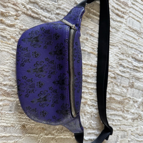 Loungefly Handbags - Loungefly Purple and Black Disney Parks Waist Bag the haunted mansion